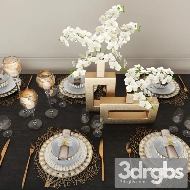 Serving Gold 3D Model Free