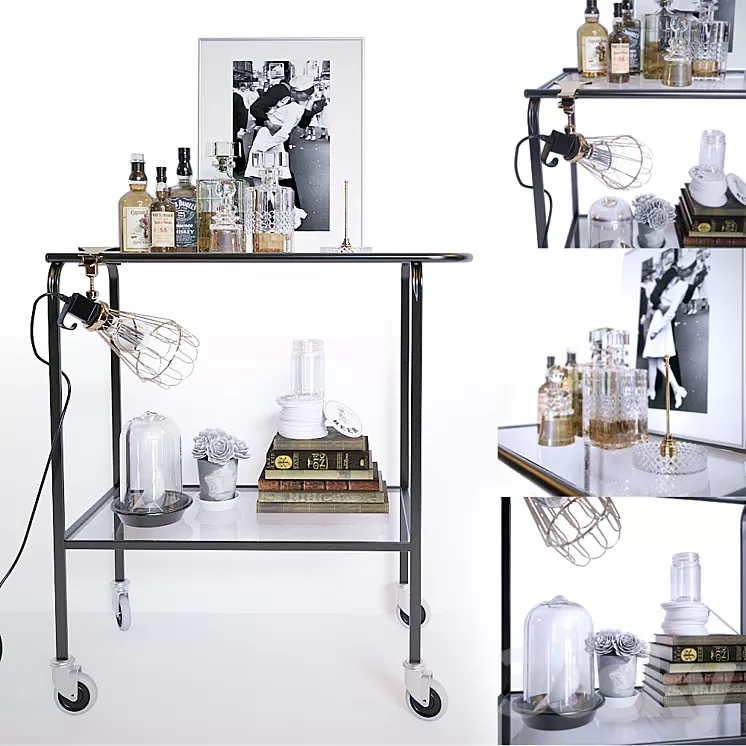 Serving table 3D Model