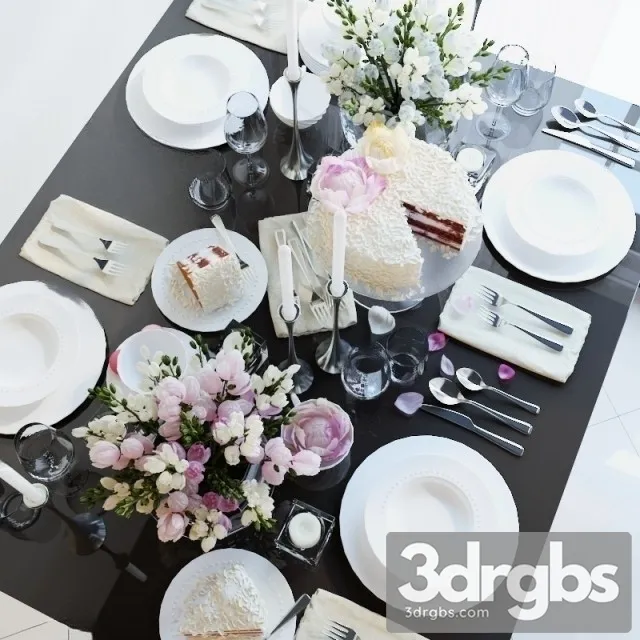 Serving The Table 02 3D Model Download