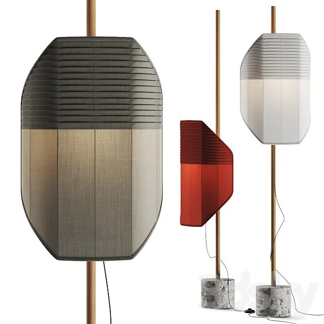 Servomuto Flag Floor Lamp 3D Model