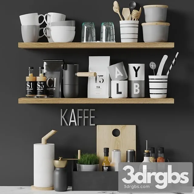 Set 006 Kitchen 3D Model Free