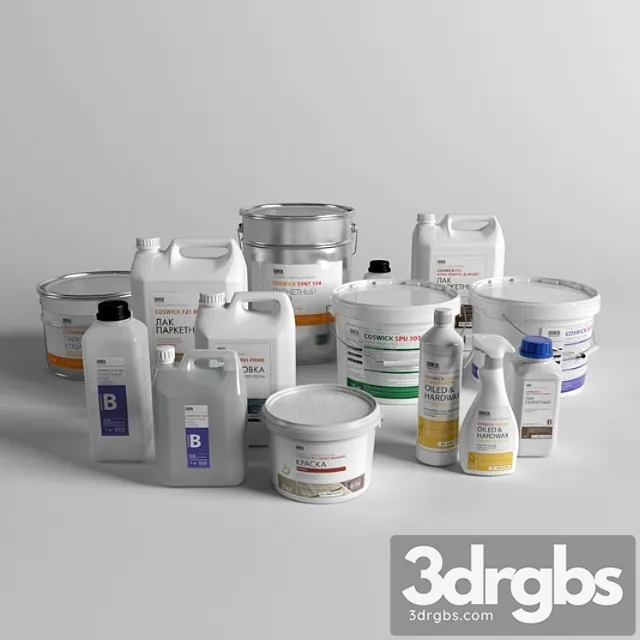 Set 1 capacities 3D Model Free