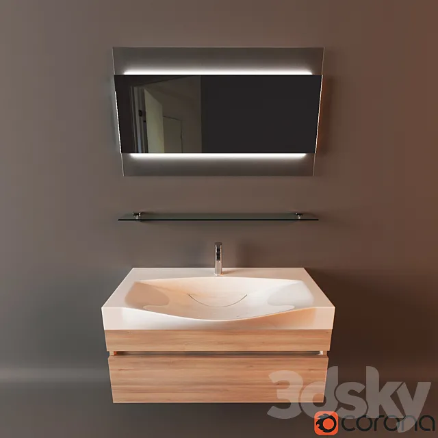 Set Aqwella Bergamo 3DModel