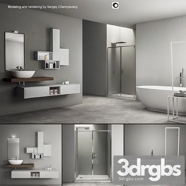 Set Arcom Ely 3D Model Free