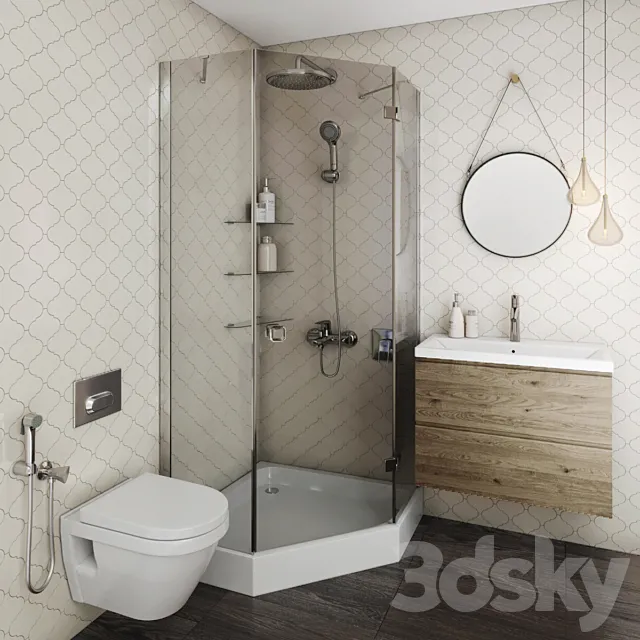 set bathroom 3 3DModel