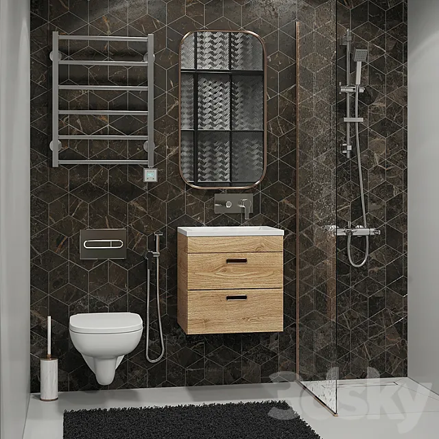 set bathroom 7 3D Model
