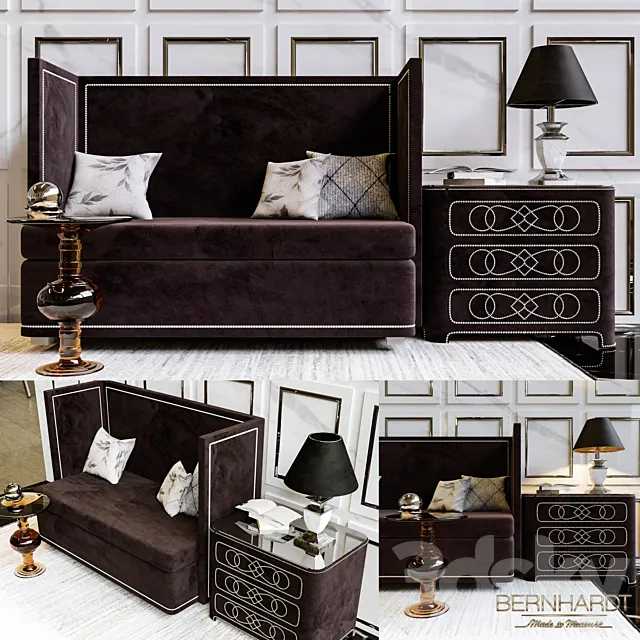 set "BERNHARD" furniture 3DModel