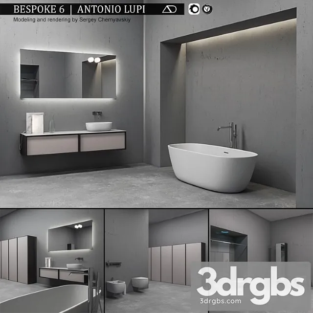 Set Bespoke 6 3D Model Free