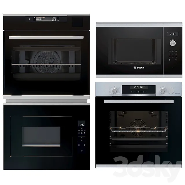Set Bosch Electrolux 3D Model
