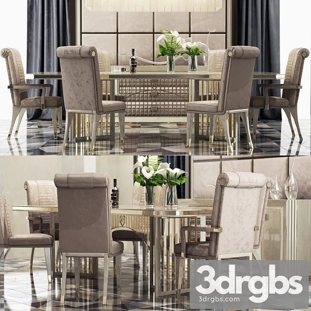 Set Bruno Zampa Orion. 3D Model Free