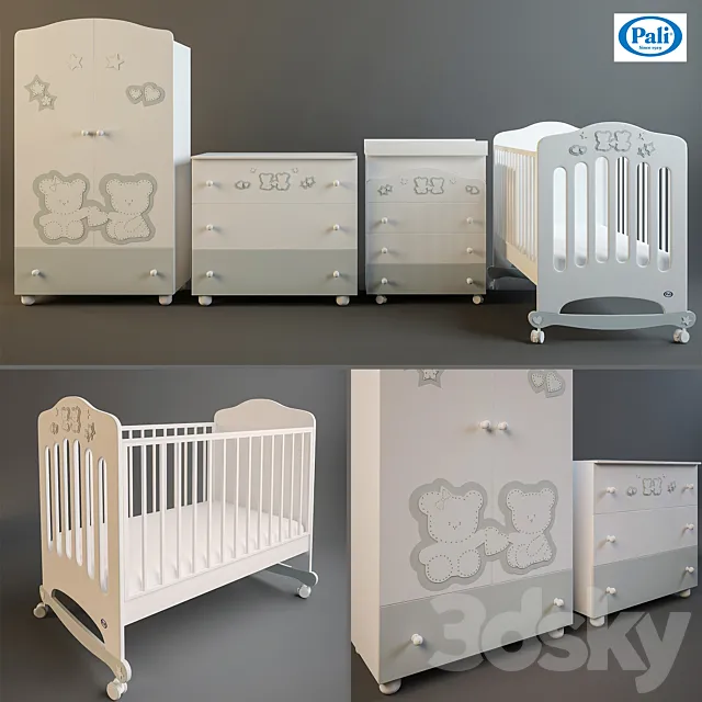 Set children's furniture PALI PRESTIGE 3DModel