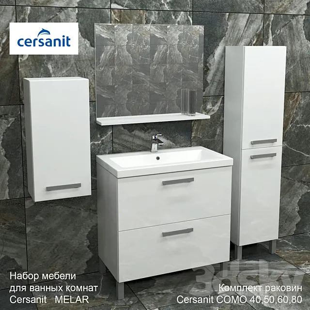 Set: COMO Cersanit 3DModel