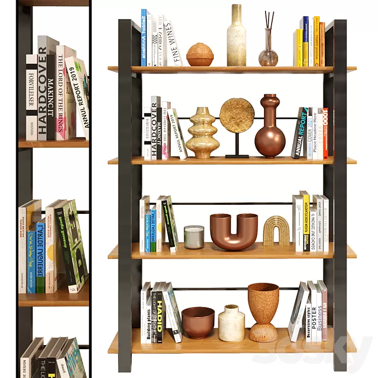 Set Decorative VOL1 3D Model Free