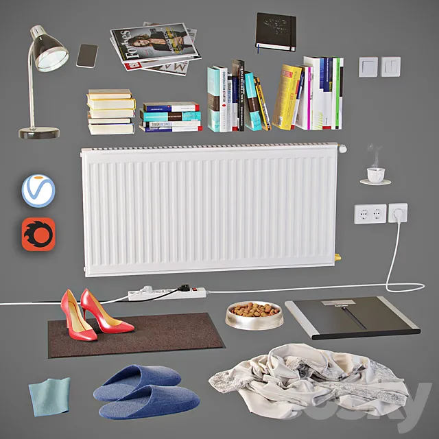 Set details for the revitalization of the interior 3D Model