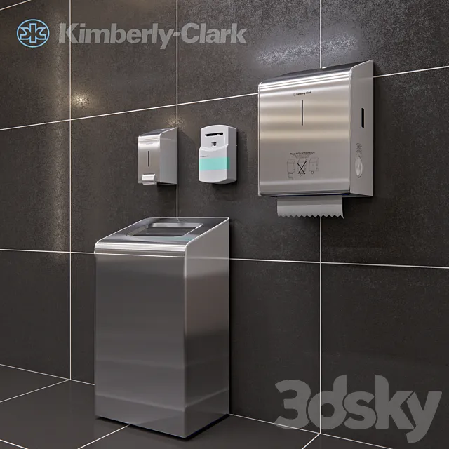 Set dispensers Kimberly-Clark 3DModel