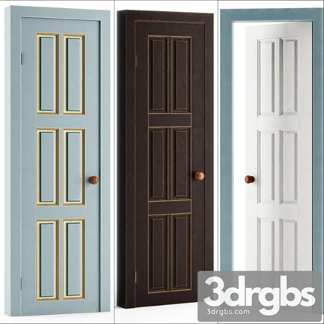set doors chocolate 3D Model Free