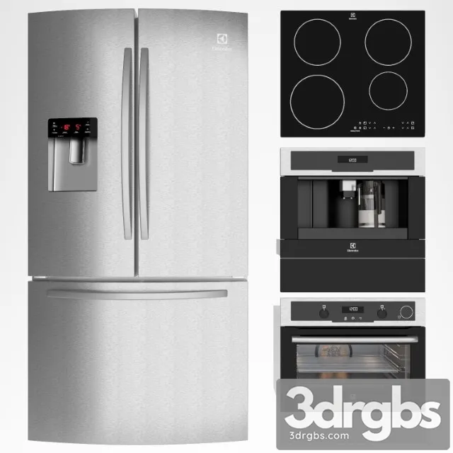 Set Electrolux 3D Model Free