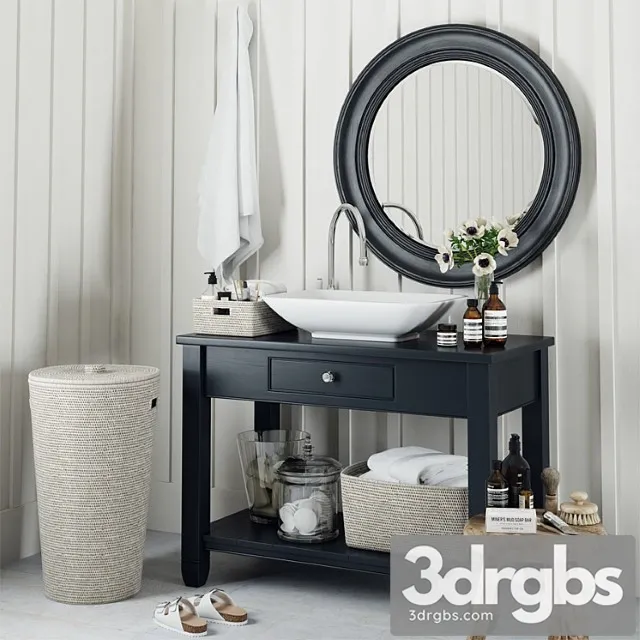 Set for Bath 2 3D Model Free