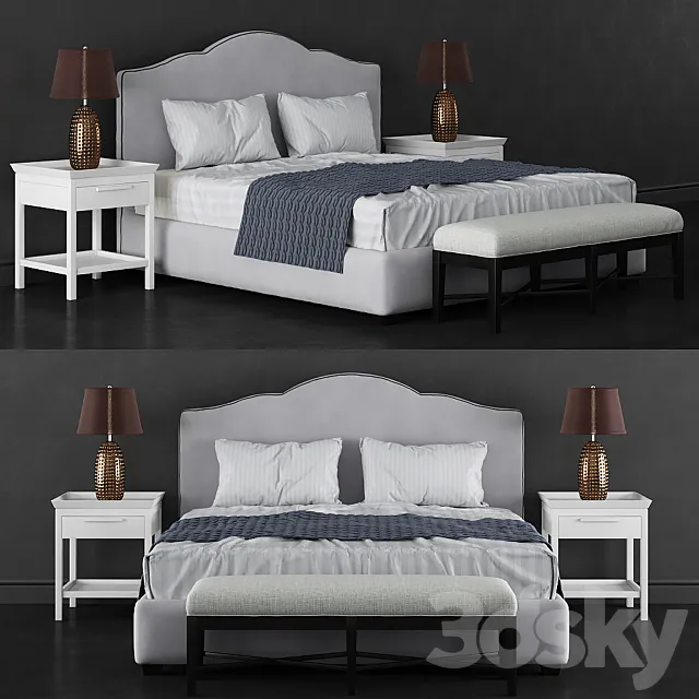 Set for bedroom from dantonehome.ru 2 3DModel