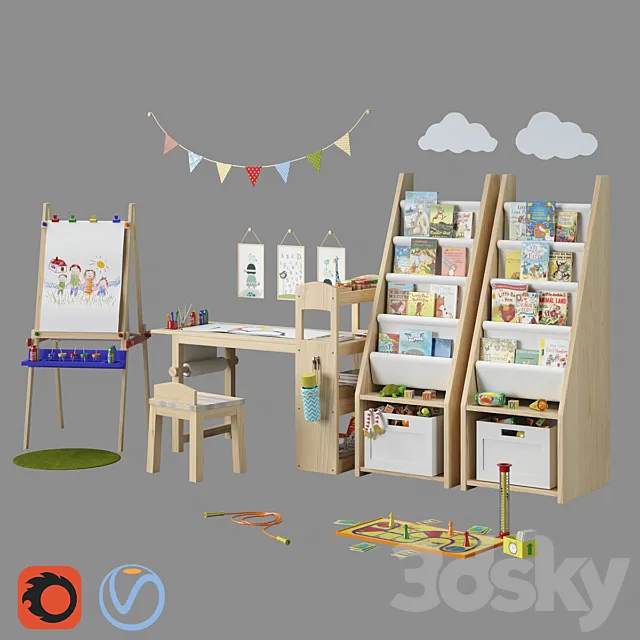 Set for children 3DModel