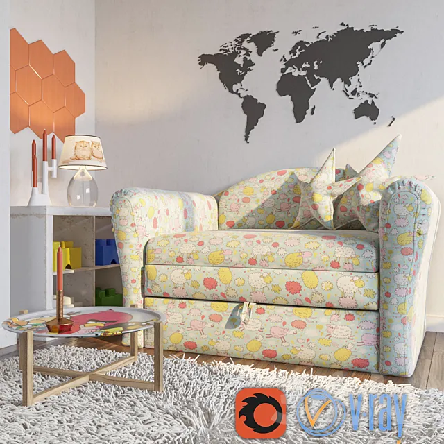 Set for children's rooms 3DModel