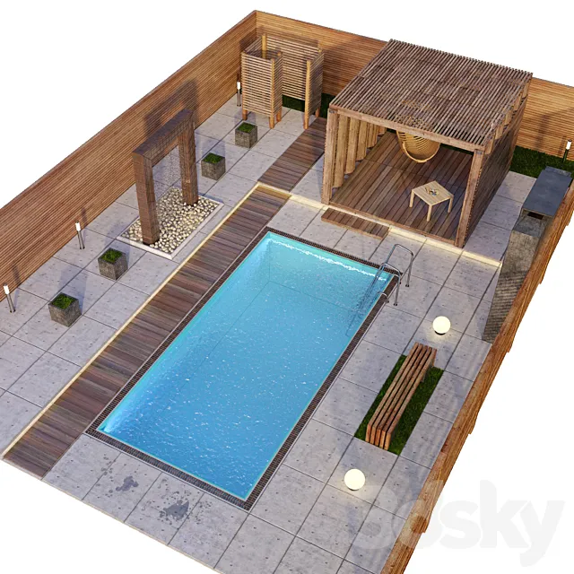 Set for Exterior 3DModel