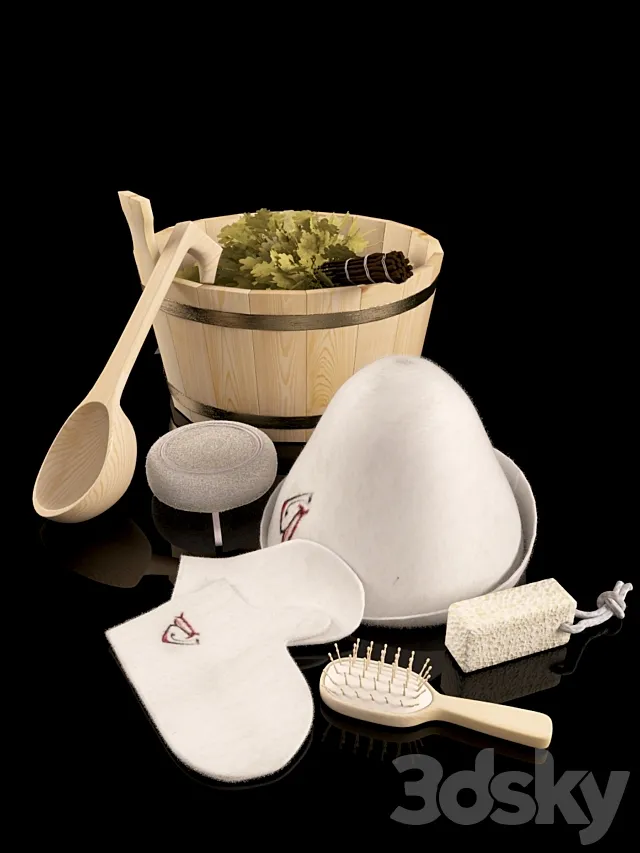 Set for saunas 3DModel