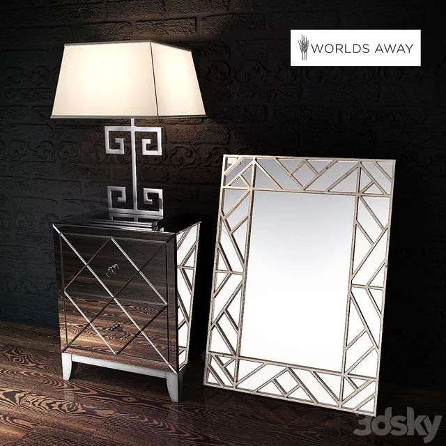 Set for the interior of the Worlds Away Homepage 3D Model