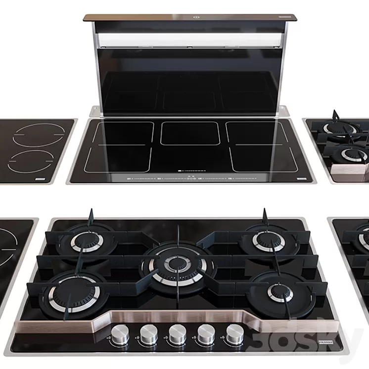 Set Frames by Franke kitchen appliances 3D Model