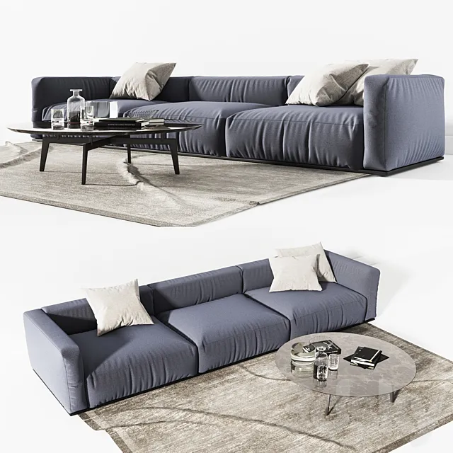 Set from Poliform Shangai 3DModel