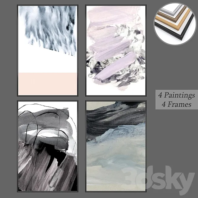 Set from wall paintings No 599 Free Download
