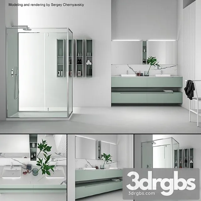 Set Gold 3D Model Free