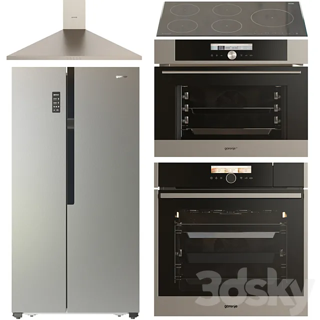 Set Gorenje Appliance 3D Model