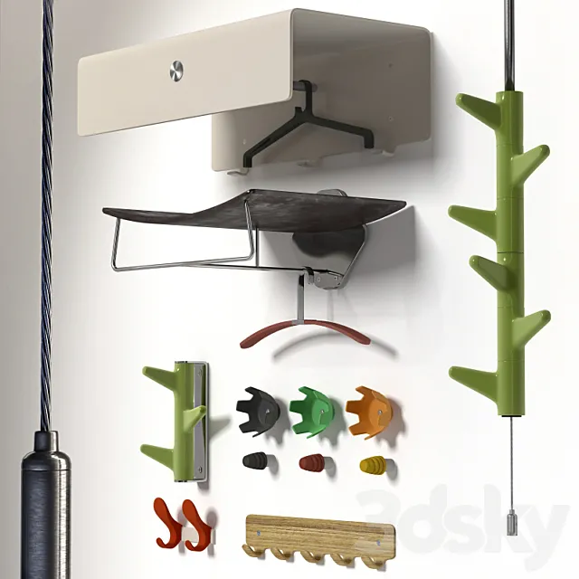 Set hangers from inno 3DModel
