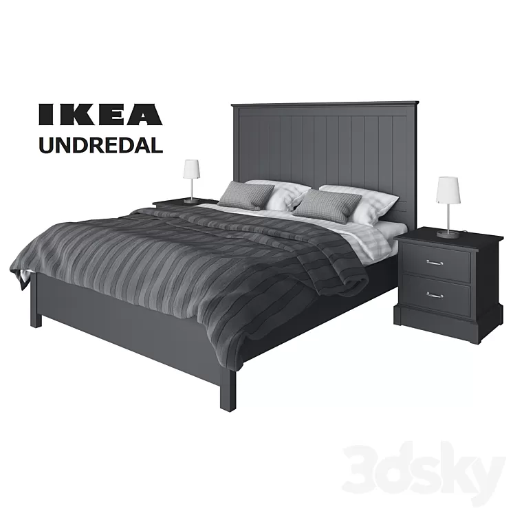 Set Ikea Undredal 3D Model