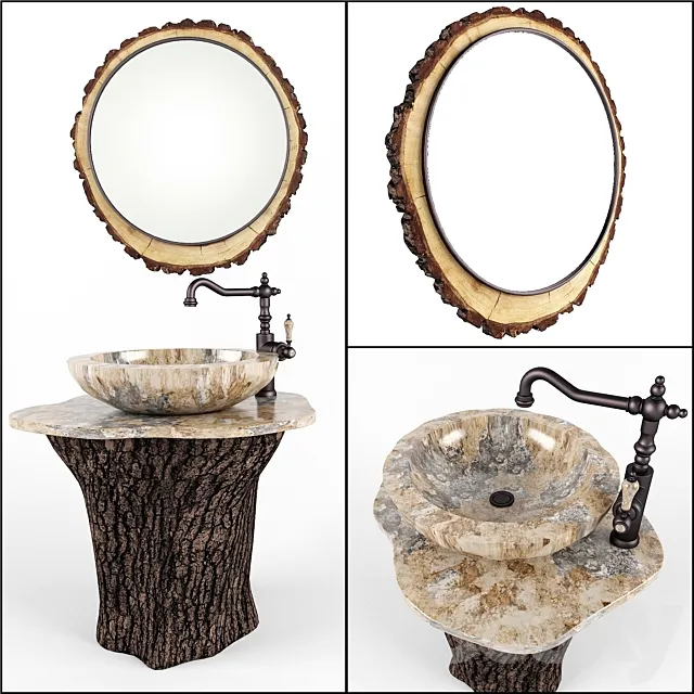 Set in the bathroom 3D Model