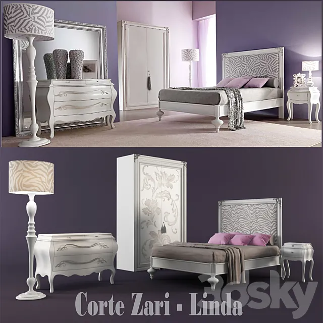 Set in the bedroom Corte-Zari 3DModel