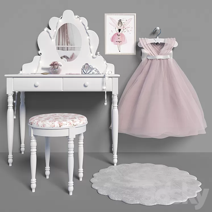 Set in the nursery 3D Model