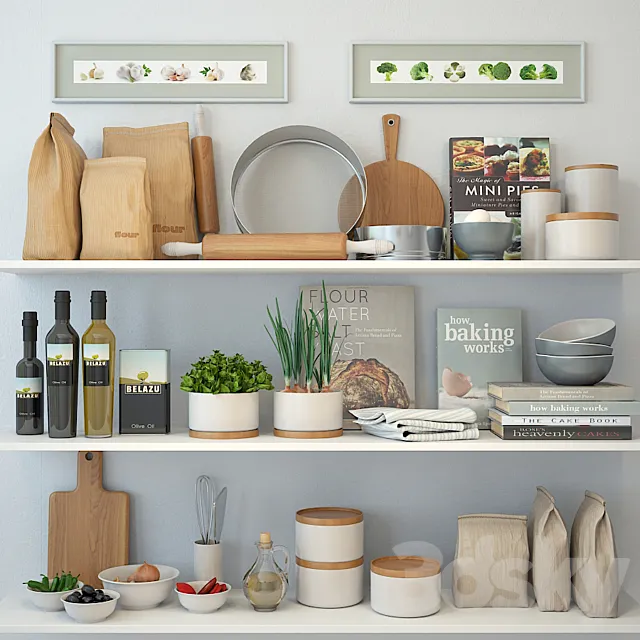 Set J17 cuisine 3DModel