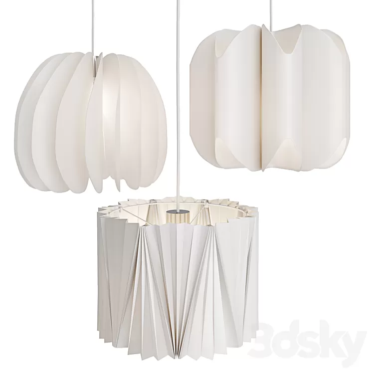set lamps IKEA 3D Model