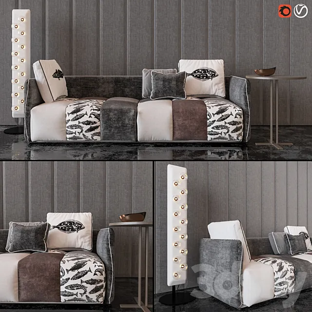 Set mebeli_4 3D Model