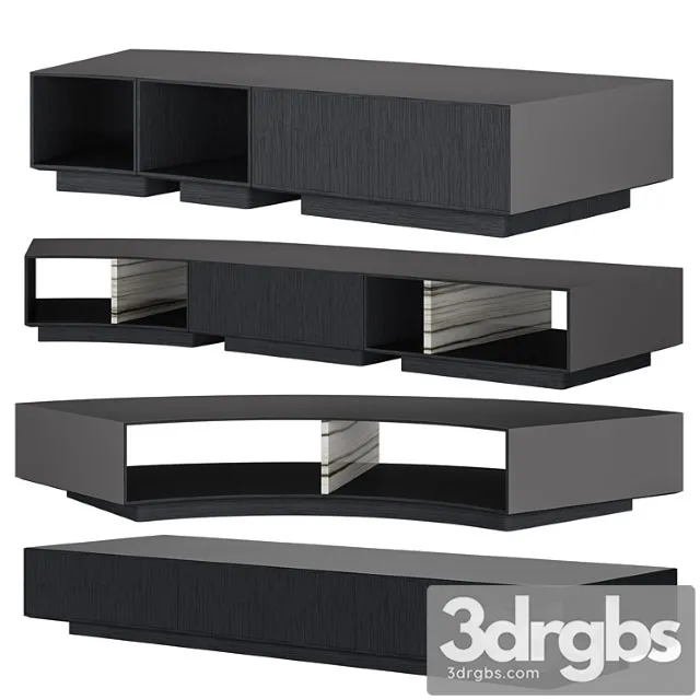 Set minotti amber 2 3D Model Free