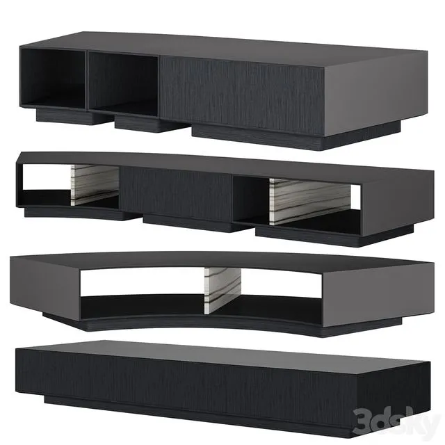 Set minotti amber 3D Model