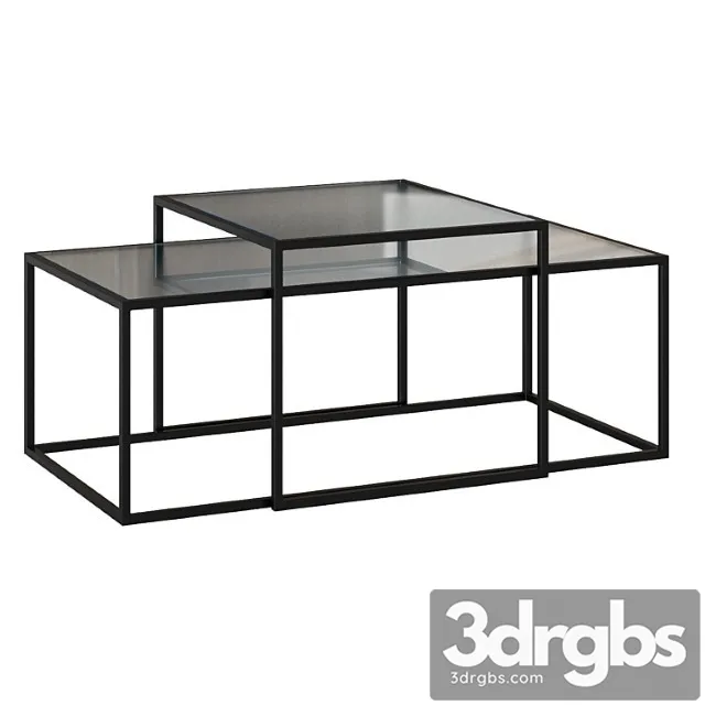 Set Of 2 Akemi Coffee Table 3D Model Download