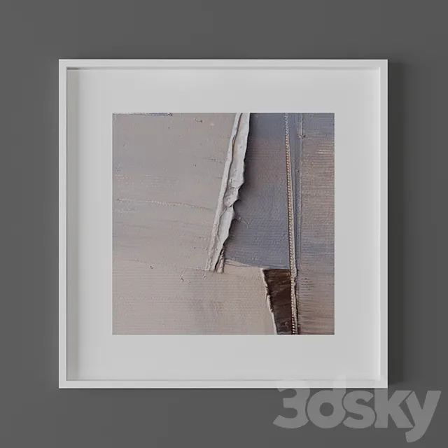 Set of abstract paintings 26 3D Model