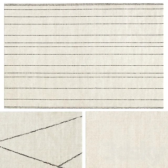 Set of carpets MICOL by KAVE HOME 3D Model