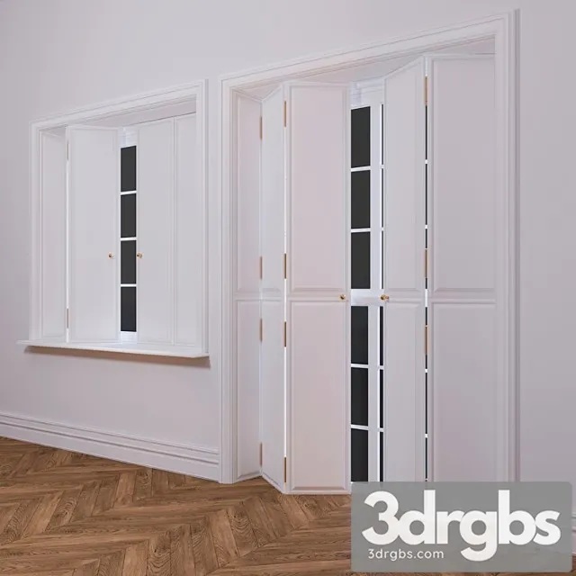Set of classic windows 3D Model Free