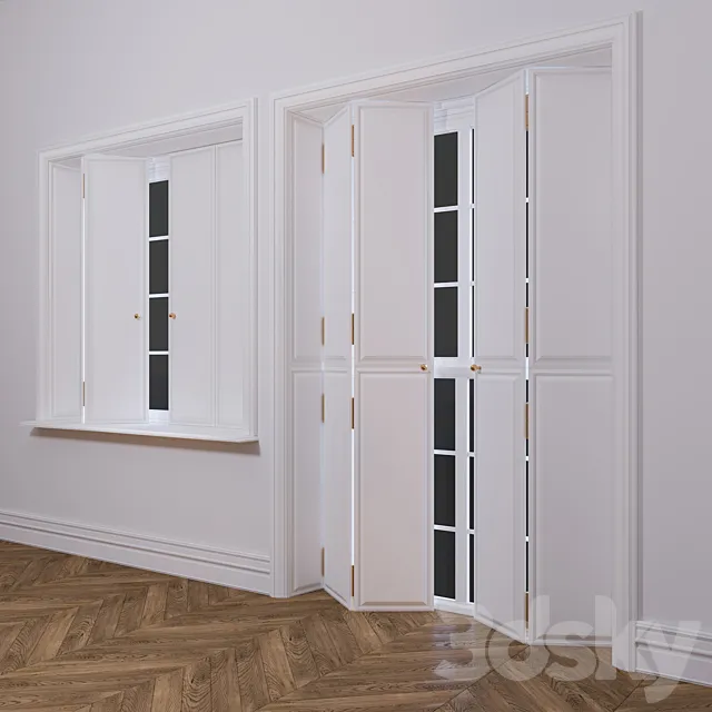 Set of classic windows 3DModel