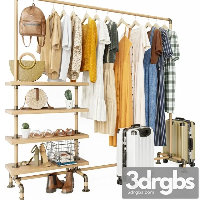 Set of Clothes 3 3D Model Free