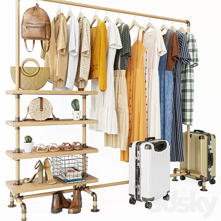 Set of clothes 3D Model